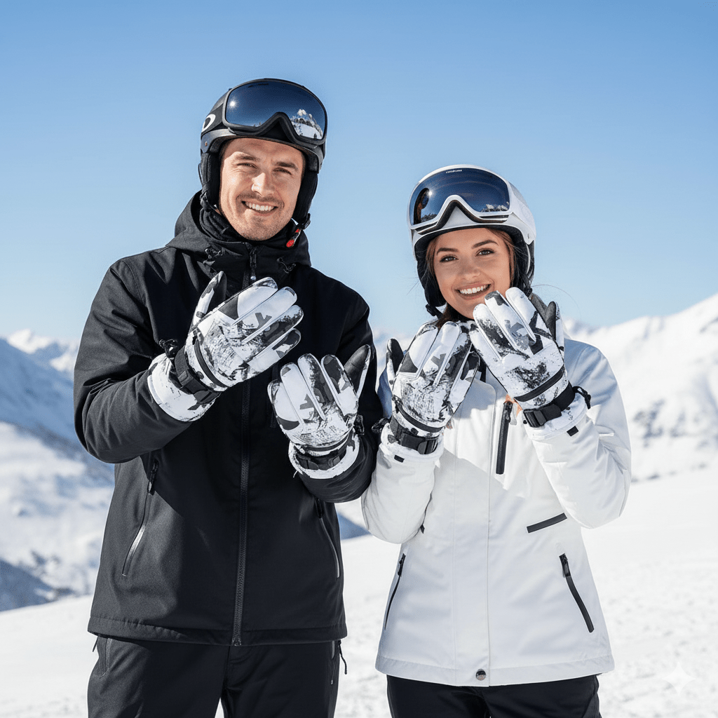 Gants de Ski Thermiques Unisexes – Imperméables, Antivent & Tactiles - Rando Store™