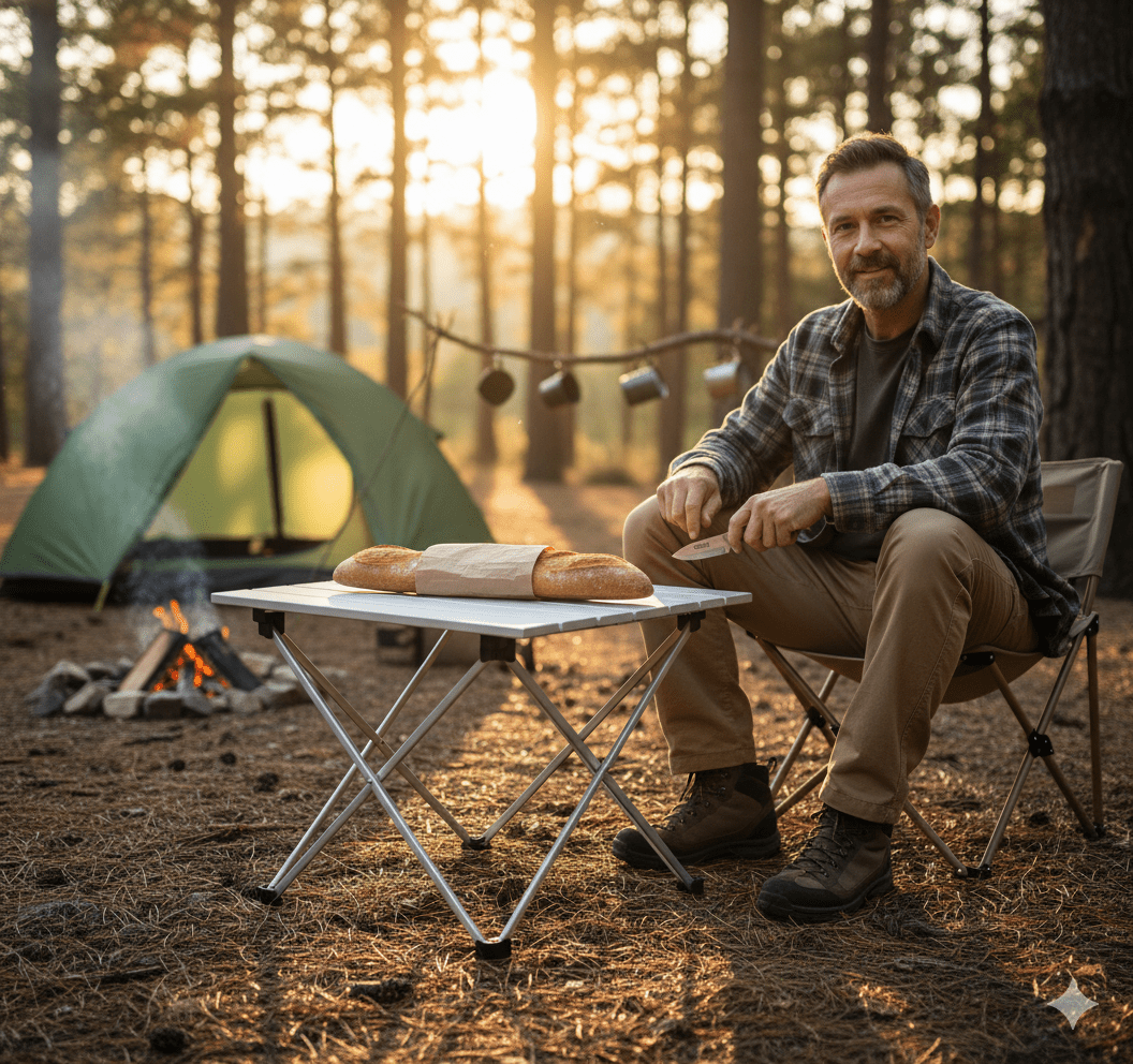 Mini Table de Camping Pliante – Stabilité, Résistance et Facilité de Transport - Rando Store™