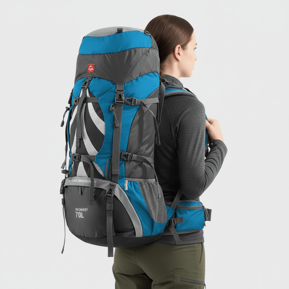 Sac à Dos Montagne 70L – Ergonomique, Résistant & Grande Capacité - Rando Store™