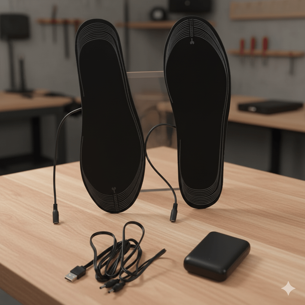 Semelles Chauffantes Rechargeables USB – Randonnée, Ski & Trekking - Rando Store™