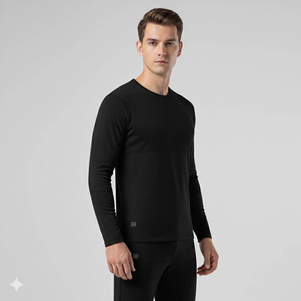 Sous - Vêtement Chauffant Trekking Homme – Hiver, 3 Niveaux de Chaleur, Respirant & Confortable - Rando Store™