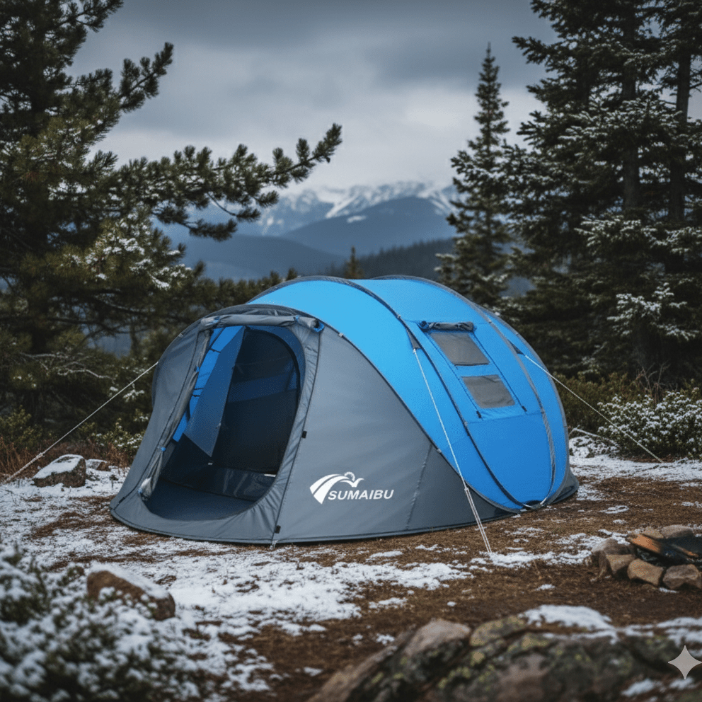 Tente de Camping Automatique – 3 à 4 Personnes, Résistante et Confortable - Rando Store™
