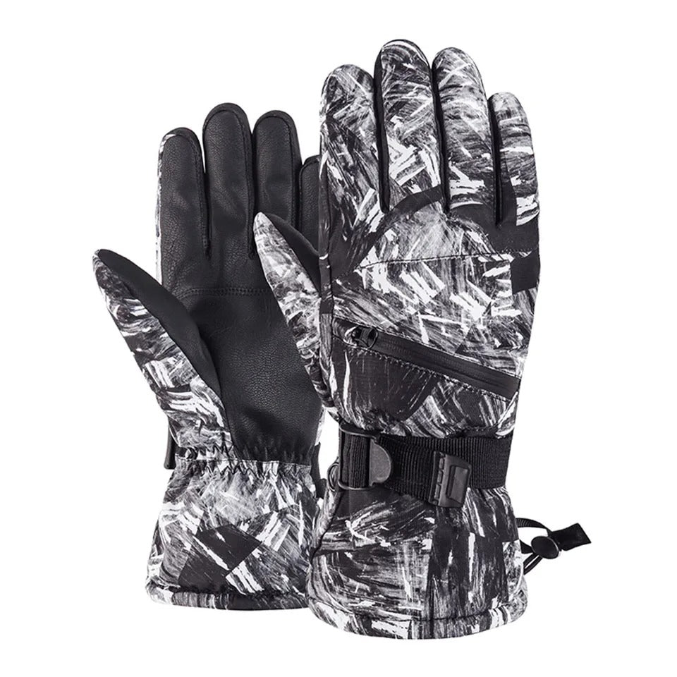 Gants de Ski Thermiques Unisexes – Imperméables, Antivent & Tactiles